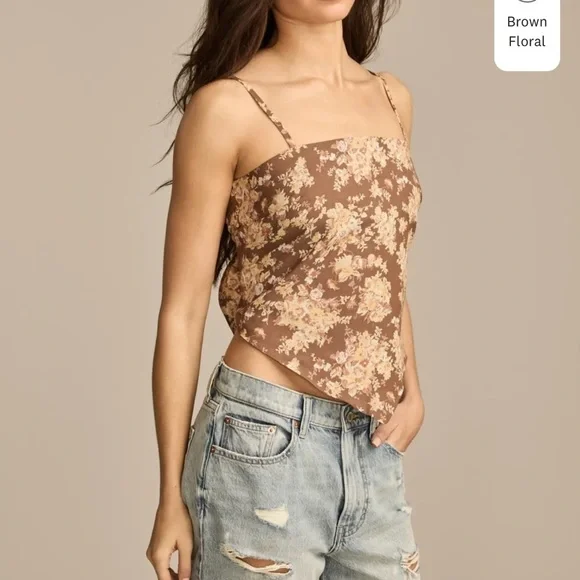 Lucky Brand Hanky Hem Scarf Top - Picture 6 of 6